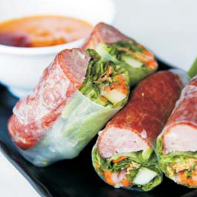 Grilled Pork Sausage Roll/Goi Cuon Nem Nuong